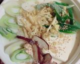 生姜＋海老＋明太子＋豆腐の発汗豆乳鍋作り方1写真