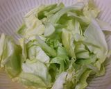 タコぶつキャベツ。作り方1写真