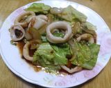 いかとキャベツのオイスターソース炒め作り方6写真