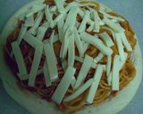 パスタdeピザ作り方3写真