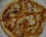 パスタdeピザ作り方4写真