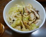 ツナと塩昆布で！私の10分無限キャベツ作り方5写真