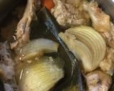 ストーブの上でほっとくコラーゲンスープ♪作り方1写真