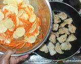 マリネ野菜炒め♪鶏むね肉簡単作り方10写真