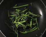 冷凍ほうれん草のチーズおかか炒め作り方1写真