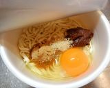 どん兵衛にちょい足しで味噌煮込みうどん作り方4写真