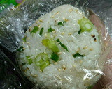 ごまとネギが美味しい簡単おにぎり作り方3写真