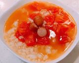 ブロッコリー入り、ソーセージスープご飯！作り方4写真