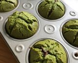 チョコ&クルミたっぷり濃い抹茶マフィン作り方8写真