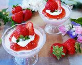 レンジで簡単♥濃厚苺のみるくプリン作り方7写真