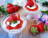 レンジで簡単♥濃厚苺のみるくプリン作り方7写真