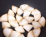 スナップエンドウと大根豚バラ肉の炒め煮♪作り方3写真