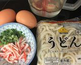 うどん入り茶碗蒸し♪作り方1写真