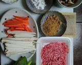 あたただしでごま肉団子のスープ作り方1写真