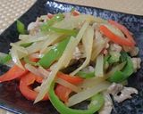 ヤーコン&豚肉でチンジャオロース☆作り方9写真