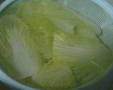 自然の甘さ‥白菜「柚子味の味噌あえ」作り方3写真