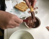 手作りおやつに〜食パンチョコ棒作り方2写真