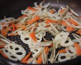 柔らか鶏むね肉とごぼうと蓮根のチーズ焼き作り方4写真