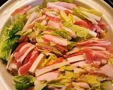 白菜と豚肉のミルフィーユ鍋♪(豆腐入り)作り方2写真