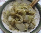 自然の甘さ‥白菜「柚子味の味噌あえ」作り方6写真