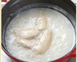 鶏手羽のうまみたっぷり♪かんたん中華粥作り方3写真