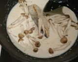 タラときのこのクリーム煮作り方5写真