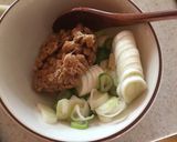 ネギたっぷりの納豆トースト作り方2写真