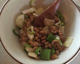ネギたっぷりの納豆トースト作り方3写真