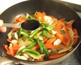 鶏ももと野菜のカレー醤油炒め作り方8写真