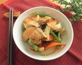鶏ももと野菜のカレー醤油炒め作り方10写真