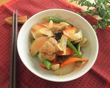 鶏ももと野菜のカレー醤油炒め作り方10写真