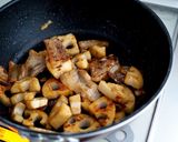 れんこんと豚バラ肉の炒め物作り方4写真