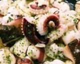 紋甲イカのアヒージョ作り方8写真