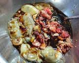 あたただしで牡蠣と白菜のおこわ風作り方3写真