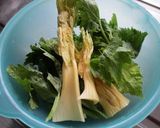 セロリ葉の佃煮風作り方1写真