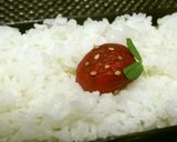 お弁当に可愛い♡﻿赤梅干しdeイチゴ♬作り方7写真