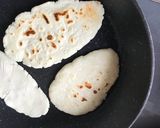 イーストなし♡フライパンで米粉ナン♡作り方6写真