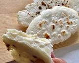 イーストなし♡フライパンで米粉ナン♡作り方7写真