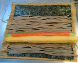 変り種！あっさりお蕎麦で巻き寿司！作り方7写真