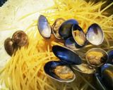 あさりとゴルゴンゾーラのクリームパスタ作り方5写真
