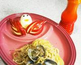 あさりとゴルゴンゾーラのクリームパスタ作り方6写真