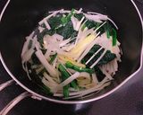 簡単！ニンニクネギ炒め卵中華スープ♬作り方3写真
