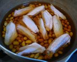 コラーゲンタップリ♪手羽中と大豆の煮物♪作り方2写真