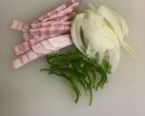 ナスベーコン&納豆パスタ作り方3写真
