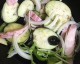 ナスベーコン&納豆パスタ作り方7写真