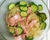 給食の味★春雨サラダ作り方4写真