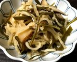 切干大根と干ししいたけと昆布のきんぴら作り方5写真
