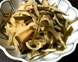 切干大根と干ししいたけと昆布のきんぴら作り方5写真