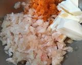 手づかみ食べに♪ ふわふわ人参ハンバーグ作り方1写真