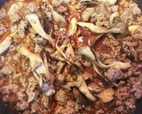 舞茸入り汁なし担々麺作り方6写真